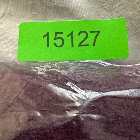 Paraphrase Women's Terrycloth V-Neck Long Sleeve Sweater Purplish-Wine Size XL - Picture 10 of 10